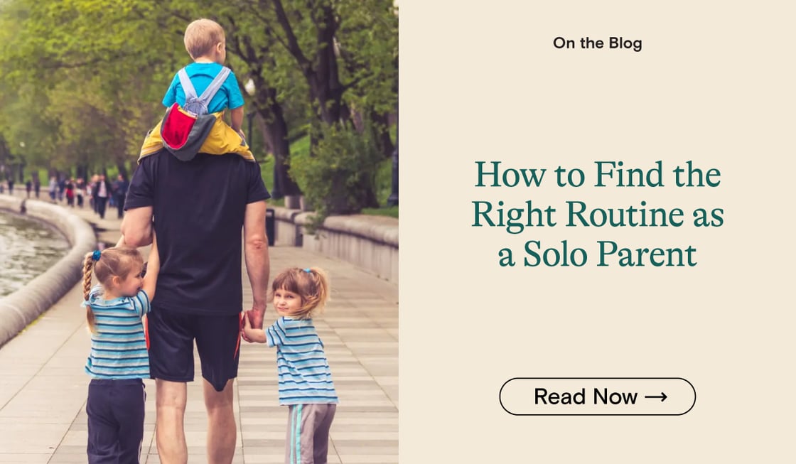 How to Find the Right Routine as a Solo Parent