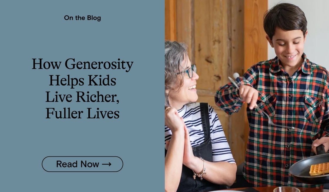How Generosity Helps Kids Live Richer, Fuller Lives
