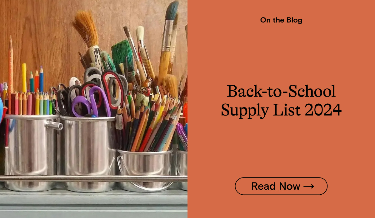 Back-to-School Supply List 2024